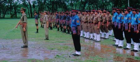 Flash Security guards on duty